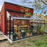 Green Protect Prima 7,22 m² Aluminio Cristal Invernadero Adosado - Imagen 3