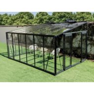 Green Protect Luxe 11,85 m² Aluminio Cristal Invernadero Adosado - Imagen 8