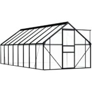 WooDlan Greenhouse House 190 × 490 × 125/195 cm Invernadero
