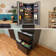 Cecotec Bolero Coolmarket Combi F2D 400 400L E Negro Frigorífico E - Imagen 3