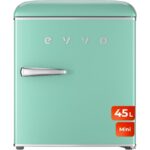 EVVO F20 45L Clase de eficiencia energética F Verde Nevera mini F