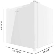 Cecotec Bolero CoolMarket TT 31 Dual 31L E Blanco Frigorífico mini E - Imagen 2