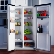 Acero Inoxidable E Frigorífico Americano Origial COOL AND FREEZE SBS 529L E - Imagen 4