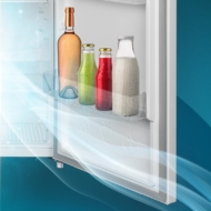 White 261L Frigorífico Dos Puertas Cecotec Bolero CoolMarket 2D 261 F - Imagen 5