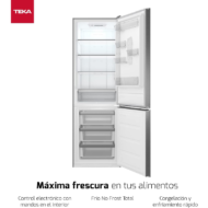 1.88m No Frost Frigorífico Combi Teka NFL 342 C E-Inox 295L E - Imagen 5