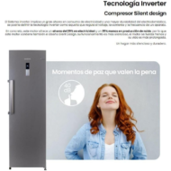 Frigorífico 1 Puerta Infiniton CL-360L85XEN 375L No Frost E - Imagen 3