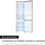 RB38C600ESA/EF 390L Frigorífico Combi Samsung E - Imagen 6