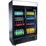 Correderas Cristal Refrigerador de Bebidas GGM Gastro 880L 2 Puertas C