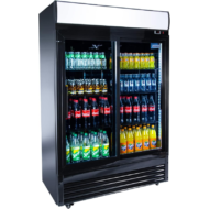 Correderas Cristal Refrigerador de Bebidas GGM Gastro 880L 2 Puertas C