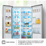 Frigorífico Hisense RS677N4BIE 519L No Frost Inox Americano E - Imagen 5
