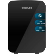 Cecotec Bolero MiniCooling 6L 12V-220V 5-65 °C Negro Nevera mini E