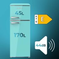 Cecotec Bolero CoolMarket 2D Origin 215L E Verde Frigorífico E - Imagen 4