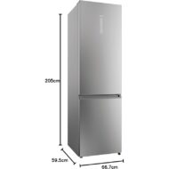 Haier HDPW5620CNPK 59,5 cm 406 L Clasificación C Frigorífico Combinado C - Imagen 3