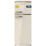 Cecotec Bolero CoolMarket 2D Origin 215L E Beige Frigorífico E
