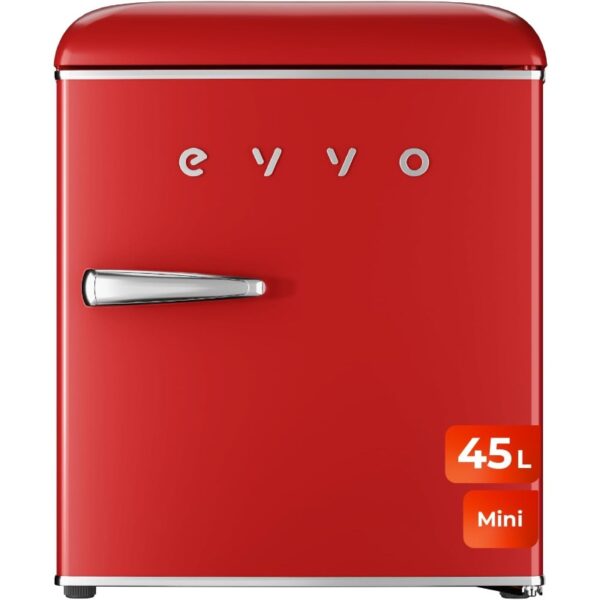 EVVO F20 45L Clase de eficiencia energética F Rojo Nevera mini F