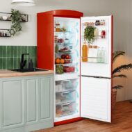 Cecotec Bolero CoolMarket Combi Origin 294L 190 cm E Rojo Frigorífico E - Imagen 4