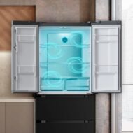 Cecotec Bolero CoolMarket FD 436 Dark 183 x 84 cm 436 L Clasificación E Frigorífico Puerta Francesa E - Imagen 4