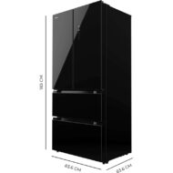 Cecotec Bolero CoolMarket FD 436 83,6 x 183 cm 436 L Clasificación E Frigorífico Puerta Francesa E - Imagen 4