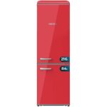 Cecotec Bolero CoolMarket Combi Origin 300 300L E Rojo Frigorífico E