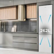 Cecotec Combi 262 2 puertas 262 L Clasificación E Blanco Frigorífico Combinado E - Imagen 4