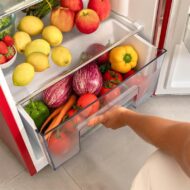 Cecotec Bolero CoolMarket 2D Origin 215L E Rojo Frigorífico E - Imagen 6