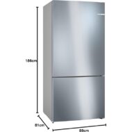 Bosch KGN86AIDR 186 x 86 cm Clasificación D Frigorífico Combinado D - Imagen 5