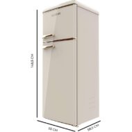 Cecotec Bolero CoolMarket 2D Origin 215L E Beige Frigorífico E - Imagen 4