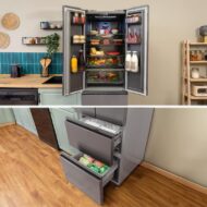 Bolero Coolmarket Combi F2D 400 400L E Inox Frigorífico Cecotec E - Imagen 6